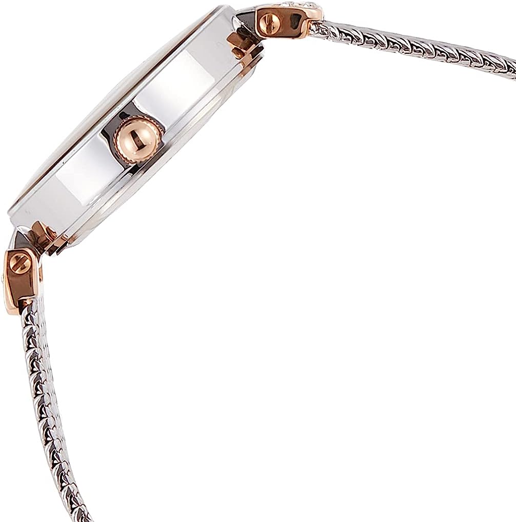 Anne Klein Women's Premium Crystal Accented Mesh Bracelet Watch - Image 3
